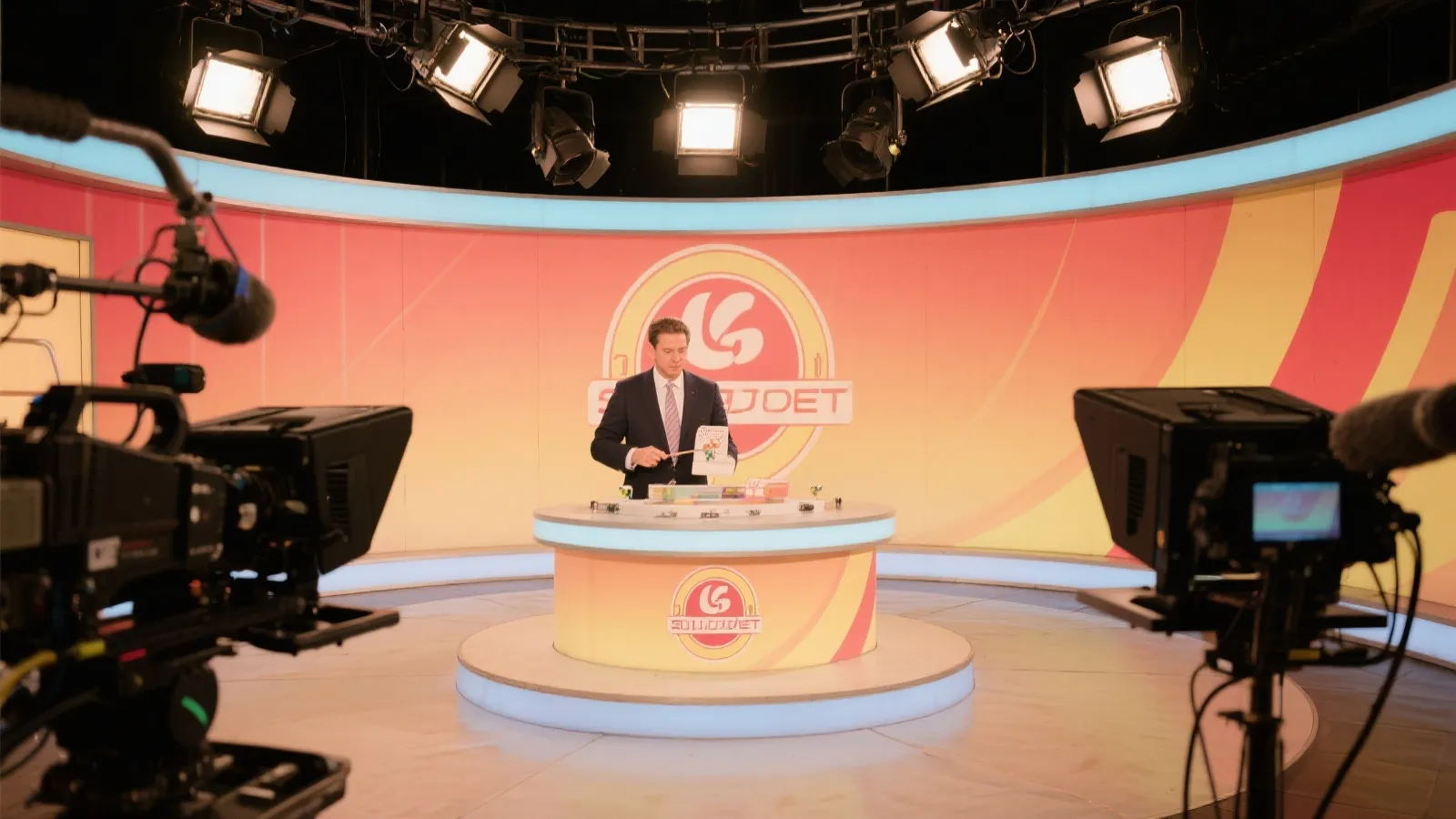 开奖直播现场示意图